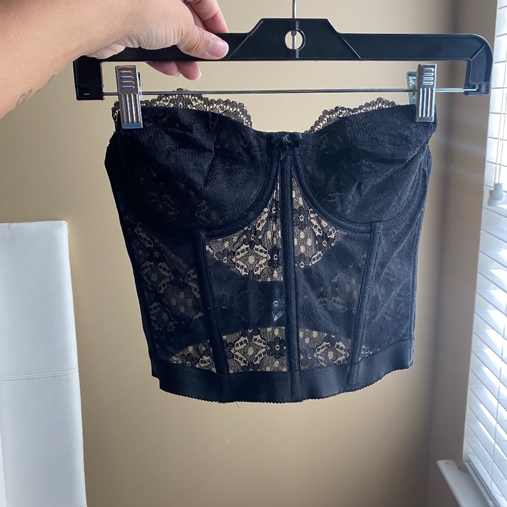 BLACK VINTAGE DEADSTOCK BUSTIER